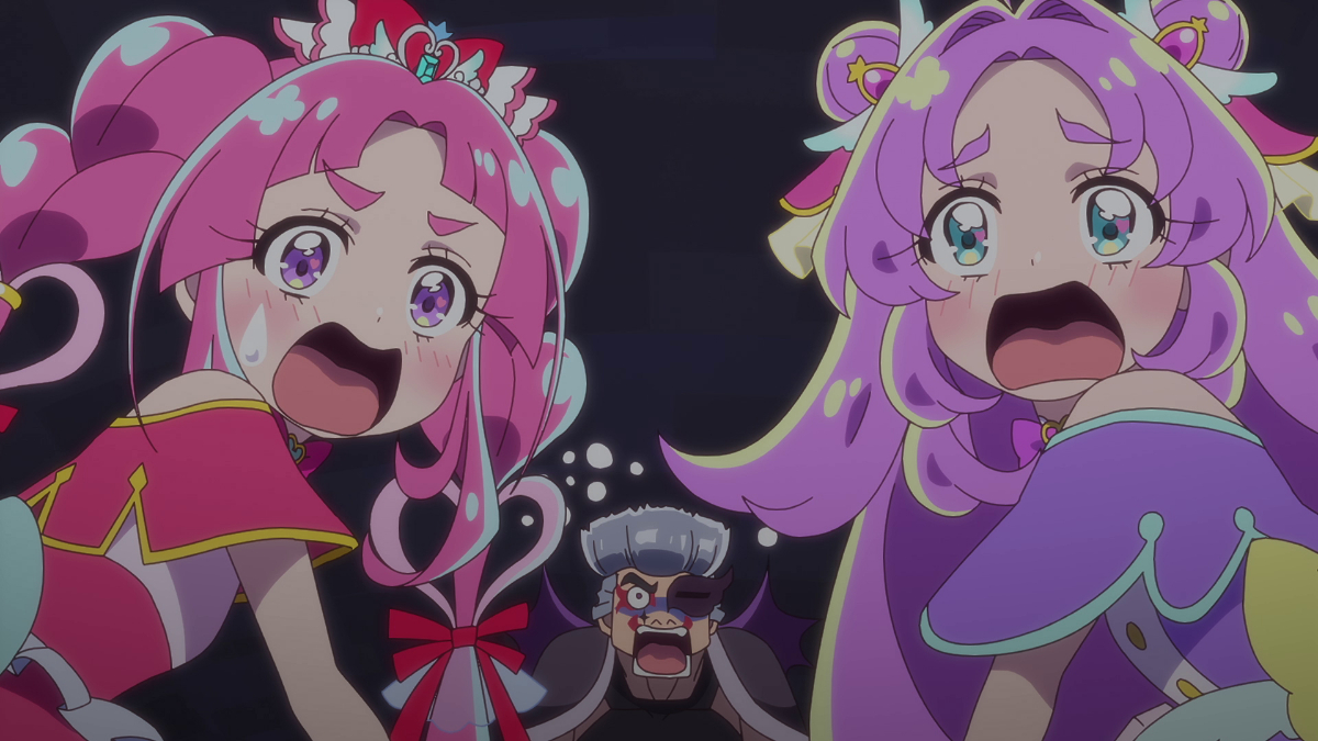 アニメ「名探偵プリキュア！」の第19話「迷宮トレインにご招待！？」の一場面（C）ABC-A・東映アニメーション