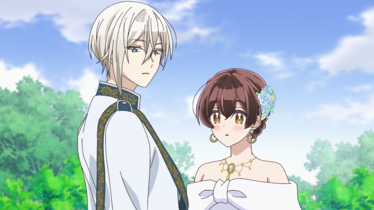 アニメ「『きみを愛する気はない』と言った次期公爵様がなぜか溺愛してきます」の一場面（C）水埜なつ・三沢ケイ・フレックスコミックス／きみ愛製作委員会