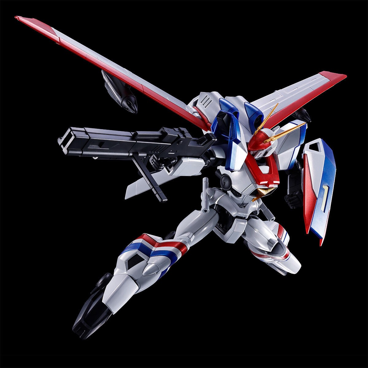 「機甲戦記ドラグナー」のリフター1装備タイプのドラグナー1のプラモデル「HG 1／144 ドラグナー1 リフター1装備タイプ ［スペシャルコーティング］」（C）サンライズ