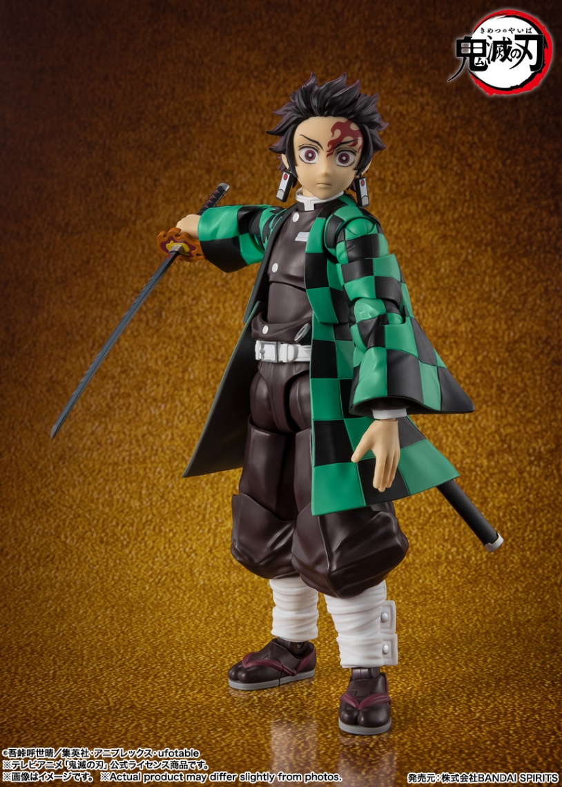 「鬼滅の刃」の竈門炭治郎のフィギュア「S.H.Figuarts 竈門炭治郎 無限城決戦ver.」（C）吾峠呼世晴／集英社・アニプレックス・ufotable