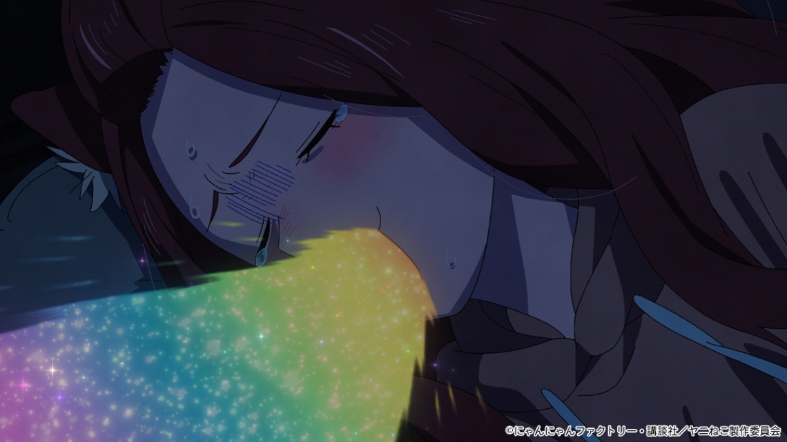 アニメ「ヤニねこ」の一場面(C)にゃんにゃんファクトリー・講談社/ヤニねこ製作委員会