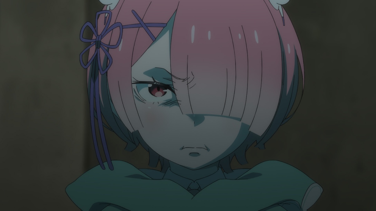 アニメ「Re：ゼロから始める異世界生活」の第77話「Re：ゼロから始まる異世界生活」の一場面（c）長月達平・株式会社KADOKAWA刊／Re：ゼロから始める異世界生活4製作委員会