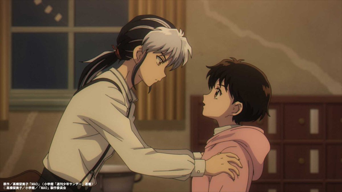 アニメ「MAO」の第13話「猫鬼」の一場面　原作／高橋留美子「MAO」（小学館「週刊少年サンデー」連載）　（c）高橋留美子／小学館／「MAO」製作委員会