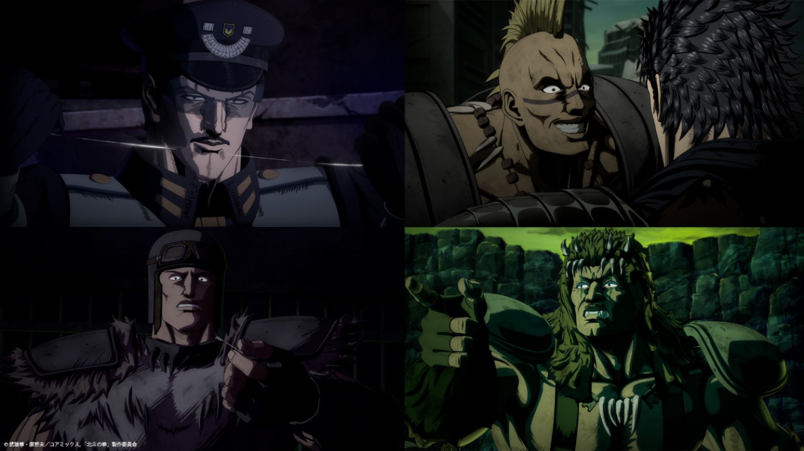 アニメ「北斗の拳 -FIST OF THE NORTH STAR-」に登場するザコ(C)武論尊・原哲夫/コアミックス,「北斗の拳」製作委員会