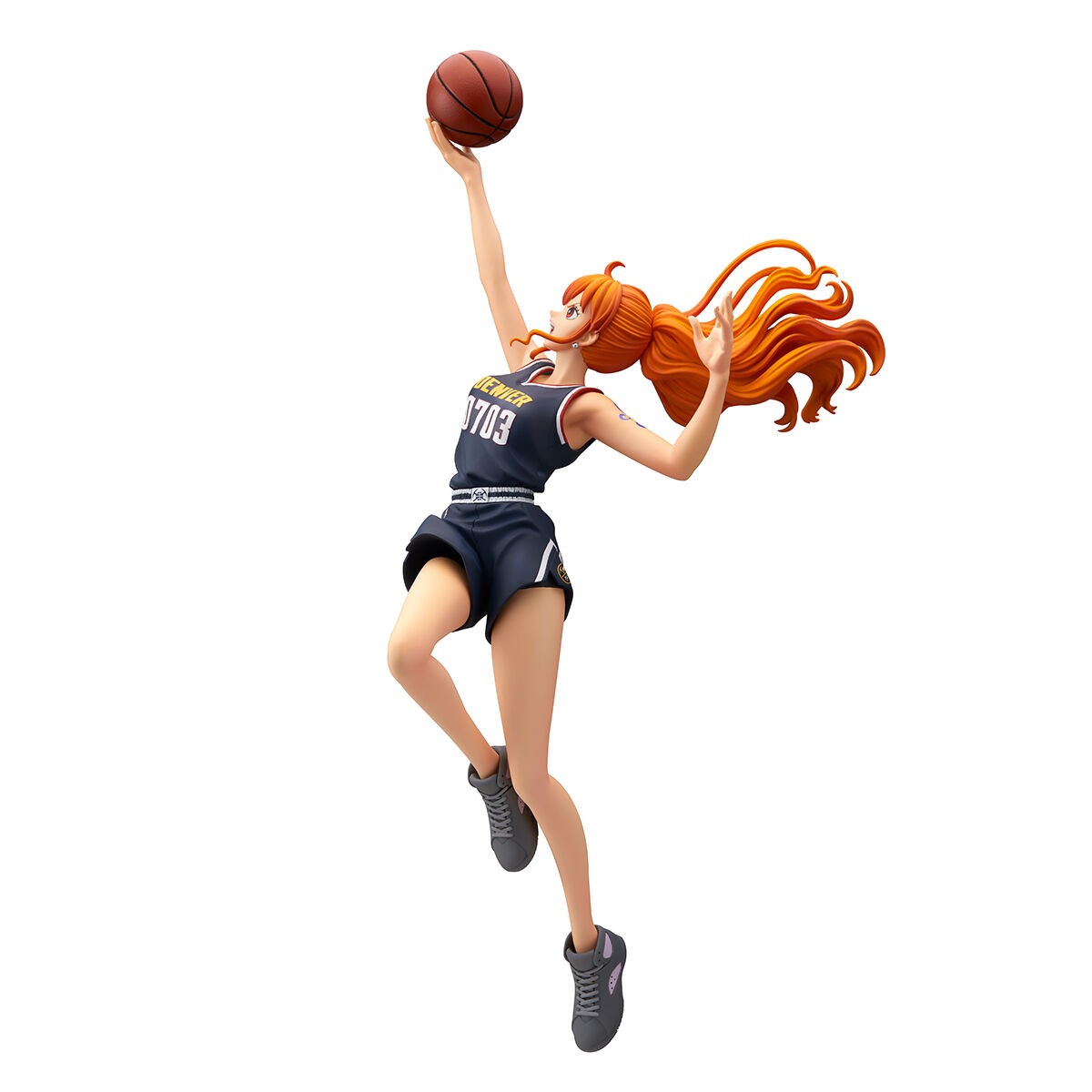 「ONE PIECE」とNBAがコラボしたフィギュア「ONE PIECE × NBA MASTER STARS PIECE THE NAMI DENVER NUGGETS」（C）尾田栄一郎／集英社・フジテレビ・東映アニメーション （C）2026 NBA Properties，Inc. All Rights Reserved.