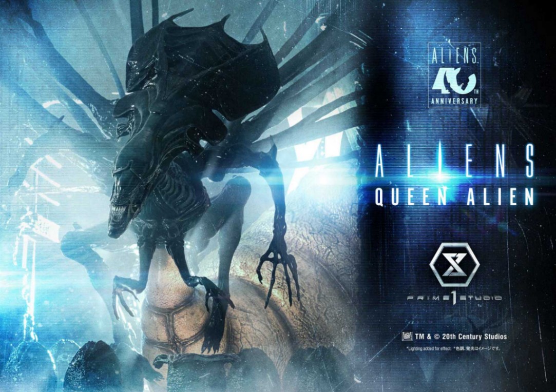 「エイリアン2」のジオラマ「エイリアン2 クイーンエイリアン ボーナス版」　TM ＆ （C）20th Century Studios