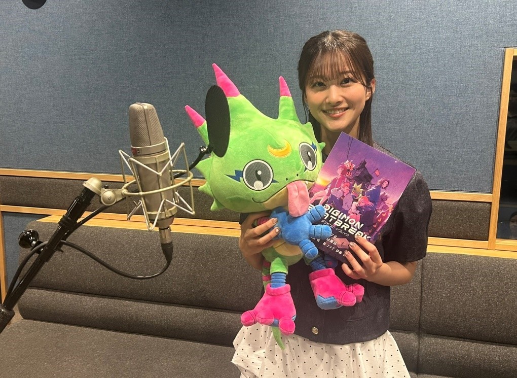 アニメ「DIGIMON BEATBREAK」で声優に初挑戦するフジテレビの原田葵アナウンサー（C）本郷あきよし・フジテレビ・東映アニメーション