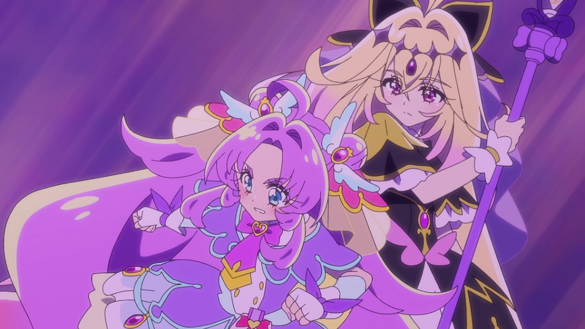アニメ「名探偵プリキュア！」の第22話「しるくの覚悟」の一場面（C）ABC-A・東映アニメーション