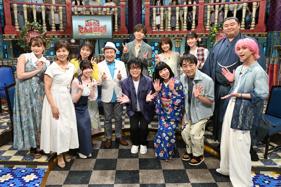 「踊る！さんま御殿！！」の「国民的アニメ声優大集合」＝日本テレビ提供