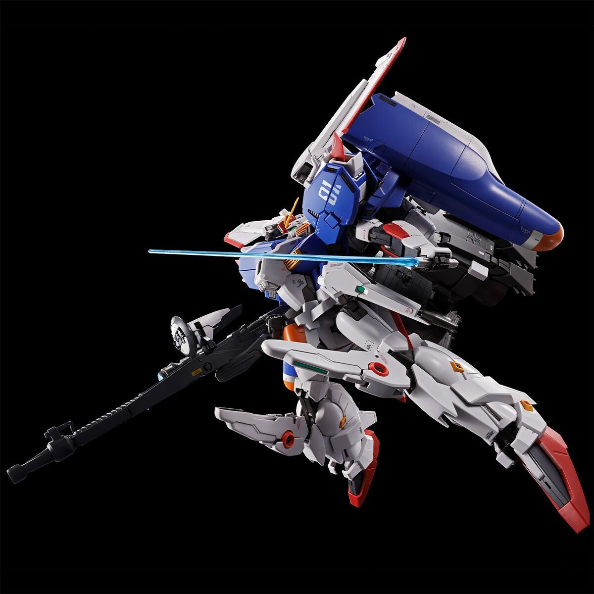 「ガンダム・センチネル」のα任務部隊（タスクフォースアルファ）版のEx-Sガンダム／Sガンダムのガンプラ「MG 1／100 Ex-Sガンダム／Sガンダム（タスクフォースα Ver.）」（c）創通・サンライズ