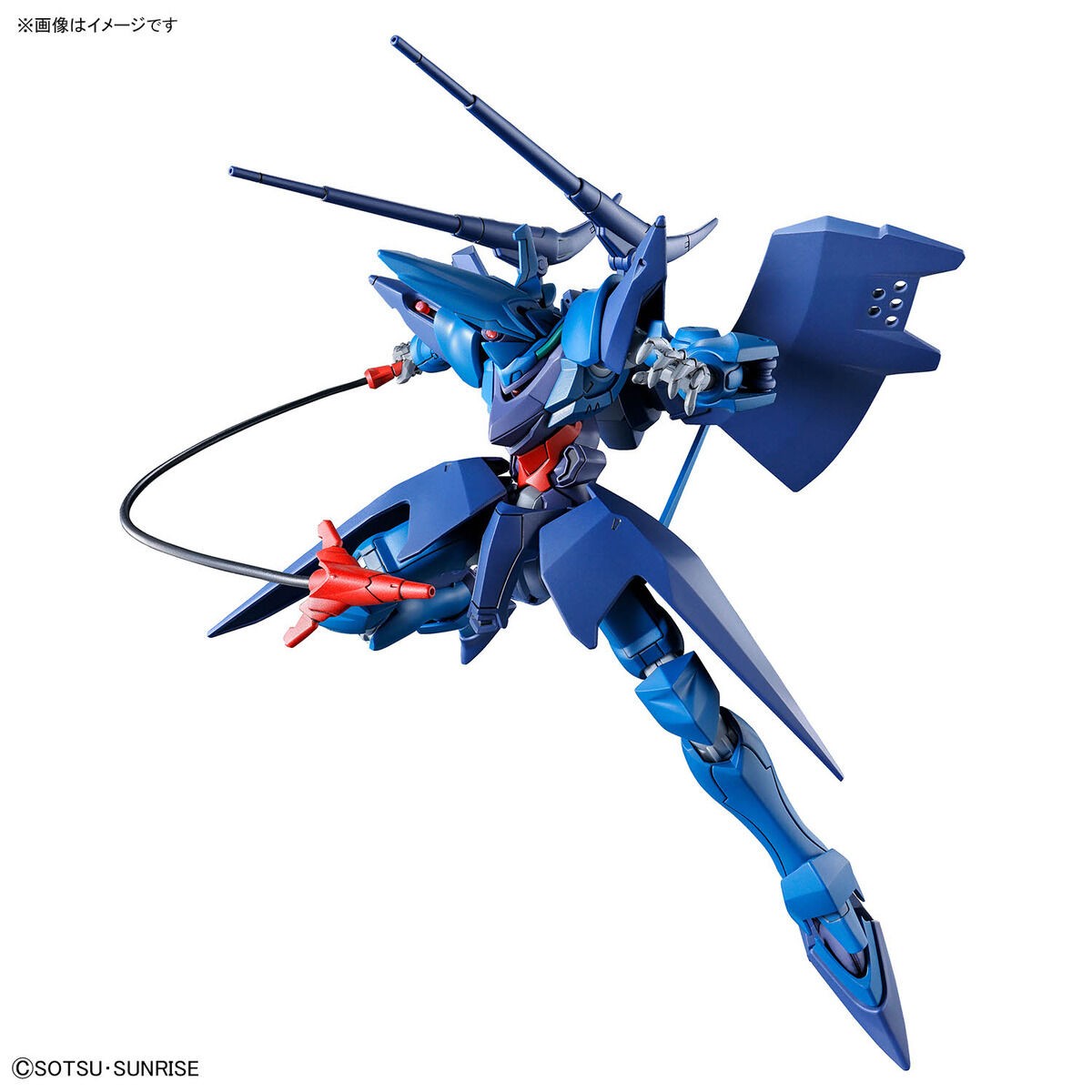 「機動戦士Gundam GQuuuuuuX」のハンブラビのガンプラ「HG 1／144 ハンブラビ（GQ）」（C）創通・サンライズ