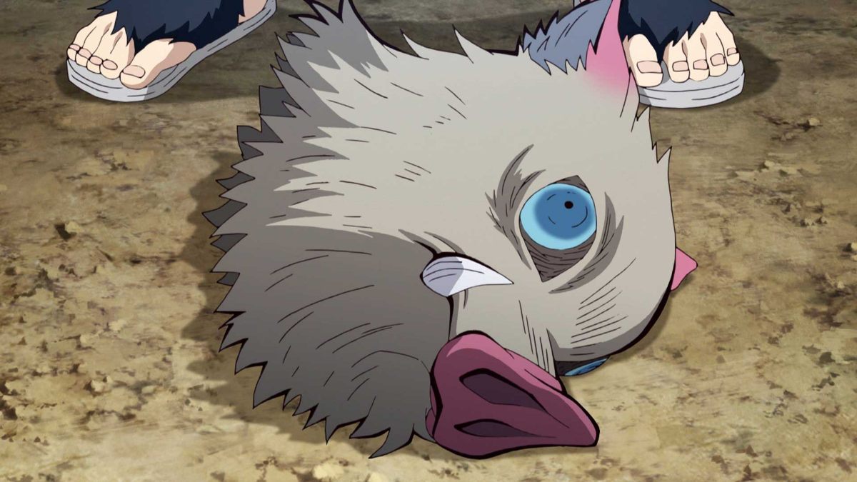 アニメ「鬼滅の刃」の「竈門炭治郎 立志編」の第14話「藤の花の家紋の家」の一場面（C）吾峠呼世晴／集英社・アニプレックス・ufotable
