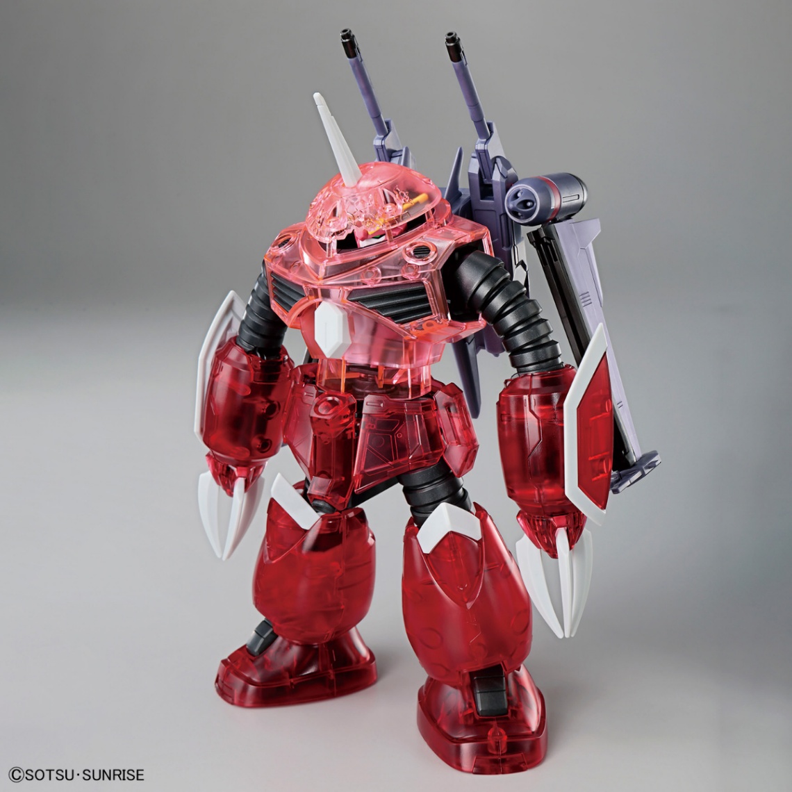 「機動戦士ガンダムSEED FREEDOM」のズゴックのガンプラ「HG 1／144 ズゴック（SEED FREEDOM Ver.）［クリアカラー］」（C）創通・サンライズ