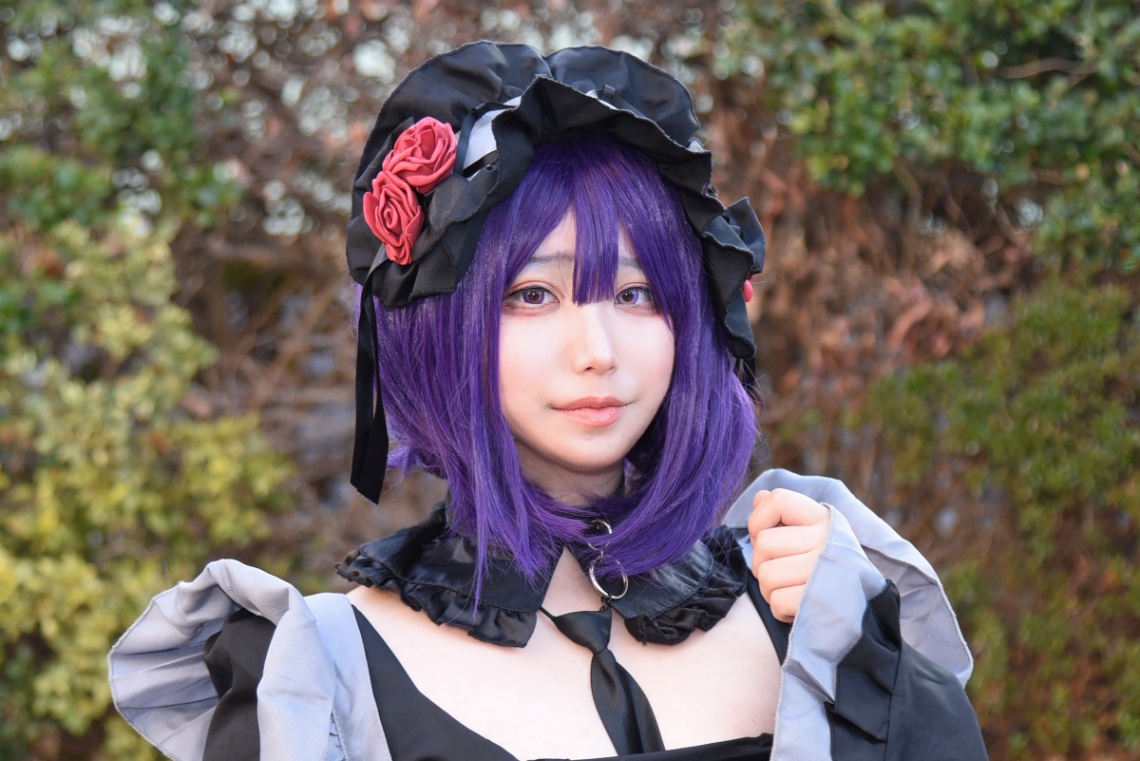 「その着せ替え人形は恋をする」の喜多川海夢(衣装:黒江雫)のコスプレを披露したみゃーこさん