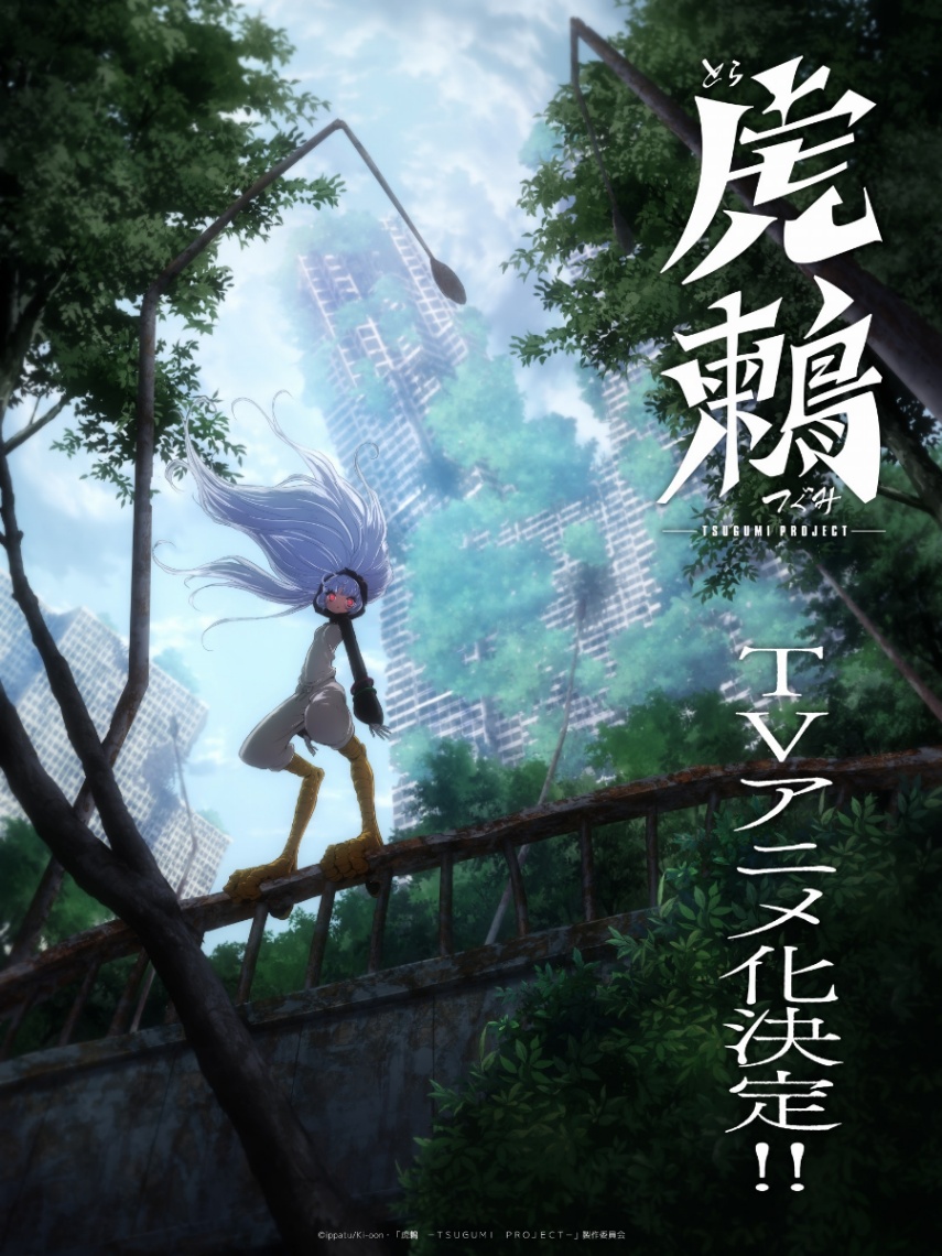 アニメ「虎鶫　とらつぐみ　－TSUGUMI PROJECT－」のビジュアル（C）ippatu／Ki-oon・「虎鶫　－TSUGUMI PROJECT－」製作委員会