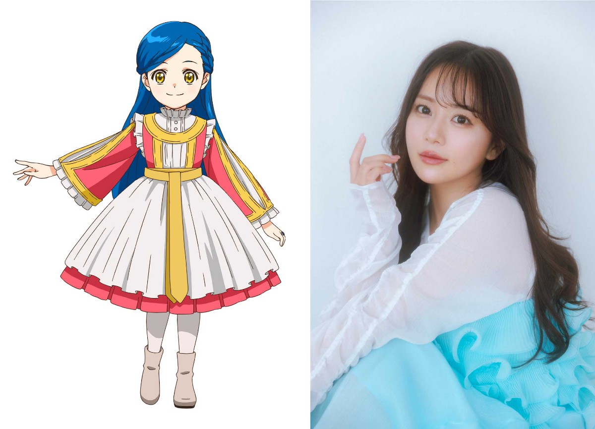 アニメ「本好きの下剋上 領主の養女」の主人公・ローゼマイン（左）と声優を務める井口裕香さん（C）香月美夜・TOブックス／本好きの下剋上製作委員会2026