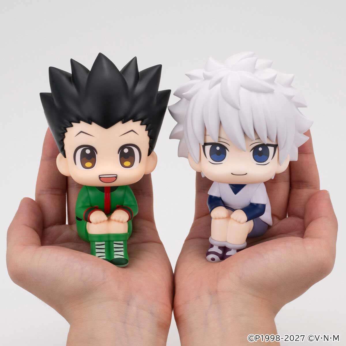 「HUNTER×HUNTER」のフィギュア「るかっぷ HUNTER×HUNTER ゴン=フリークス&キルア=ゾルディック セット」(C)P1998-2027 (C)V・N・M