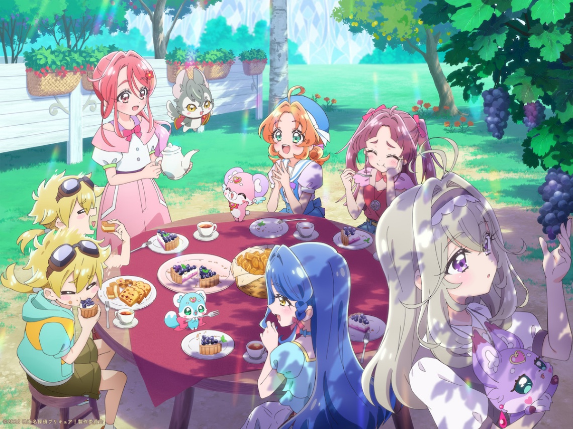 アニメ「映画名探偵プリキュア！不思議な庭と2人の秘密」のビジュアル（C）2026 映画名探偵プリキュア！製作委員会