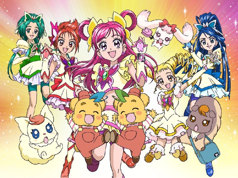 アニメ「Yes!プリキュア5 鏡の国のミラクル大冒険!」のビジュアル(C)2007 映画Yes!プリキュア5製作委員会