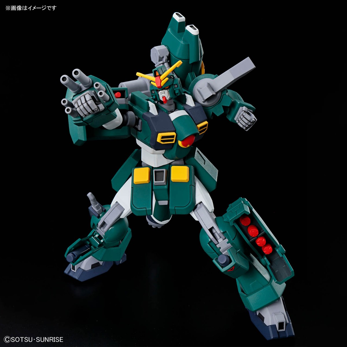 「機動新世紀ガンダムX」のガンダムレオパルドのガンプラ「HG 1／144 ガンダムレオパルド」（C）創通・サンライズ