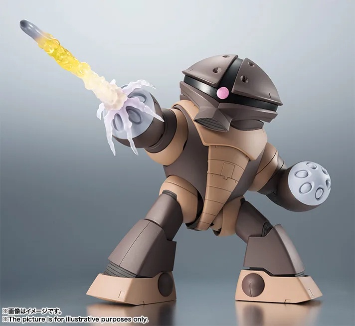 「機動戦士ガンダム」のアッガイのフィギュア「ROBOT魂<SIDE MS> MSM-04 アッガイ ver. A.N.I.M.E.」(c)創通・サンライズ