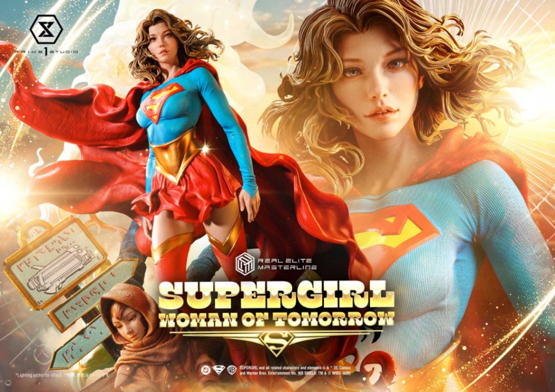 「スーパーガール ウーマン・オブ・トゥモロー」のスタチュー「リアルエリートマスターライン スーパーガール（コミック） スーパーガール ウーマン・オブ・トゥモロー ボーナス版」　SUPERGIRL and all related characters and elements （C） ＆ （TM）DC Comics and Warner Bros.