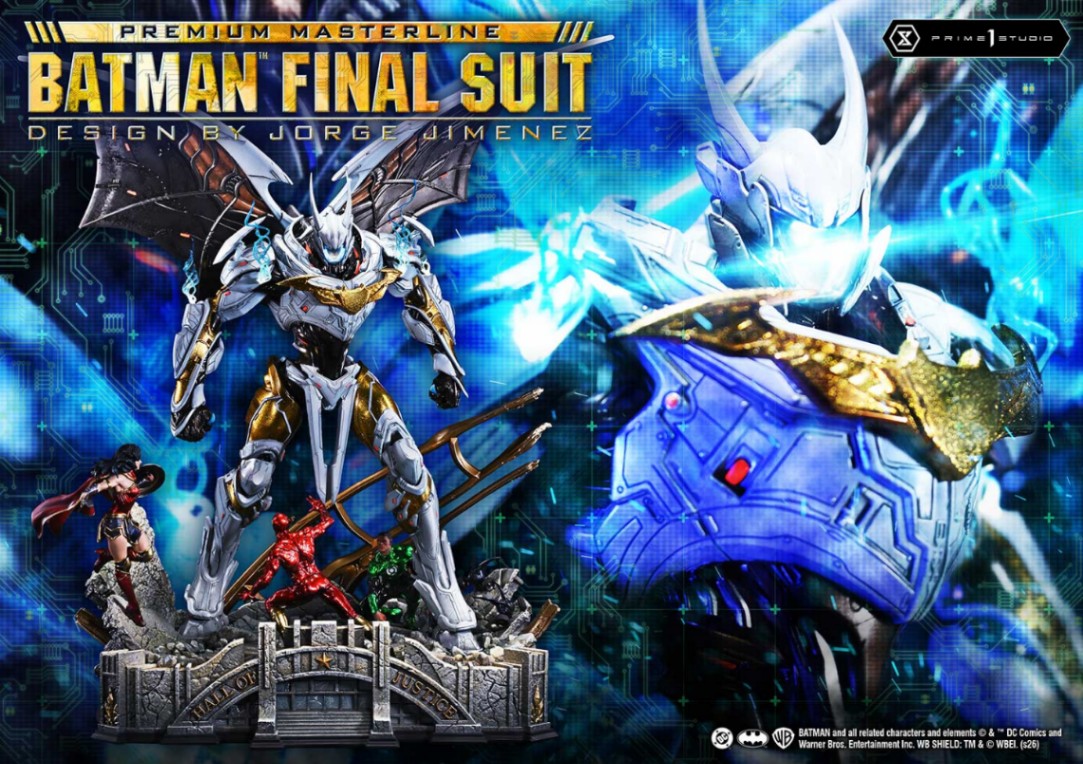 「ジャスティス・リーグ」のバットマン ファイナルスーツのスタチュー「プレミアムマスターライン ジャスティス・リーグ（コミック） バットマン ファイナルスーツ (Design by Jorge Jimenez) ボーナス版」　BATMAN and all related characters and elements （C） ＆ （TM）DC Comics and Warner Bros. Entertainment Inc. WB SHIELD：TM ＆ （C）WBEI. （s26）
