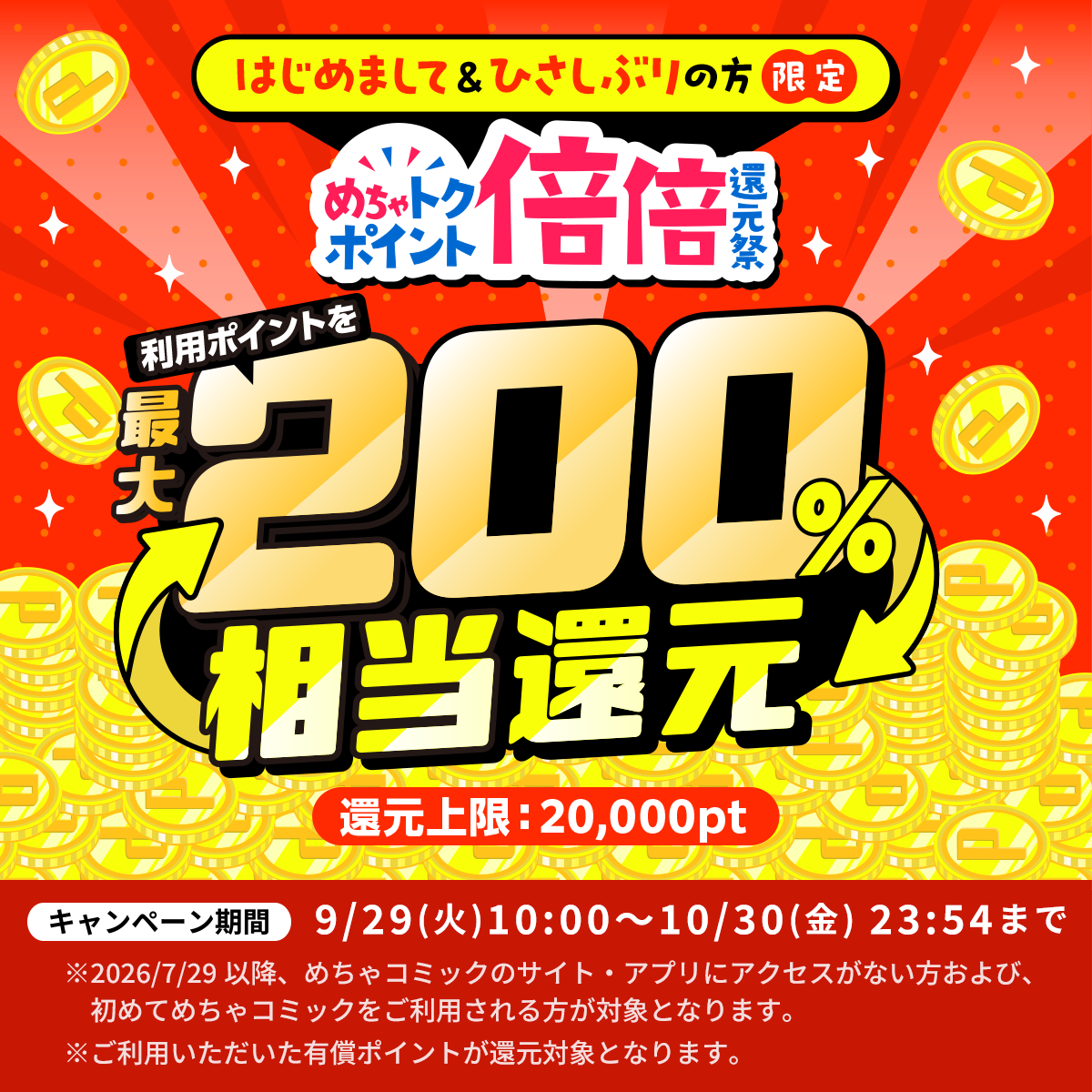 ポイント倍倍還元祭