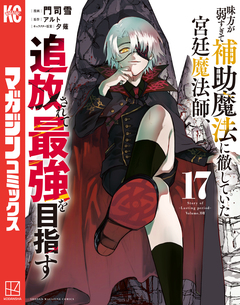 味方が弱すぎて補助魔法に徹していた宮廷魔法師、追放されて最強を目指す 17巻