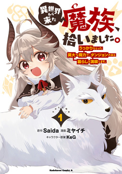 異世界から来た魔族、拾いました。 うっかりもらった莫大な魔力で、ダンジョンのある暮らしを満喫します。 1巻