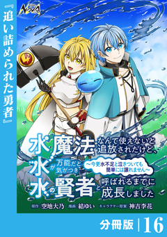 水魔法なんて使えないと追放されたけど、水が万能だと気がつき水の賢者と呼ばれるまでに成長しました～今更水不足と泣きついても簡単には譲れません～【分冊版】 16巻